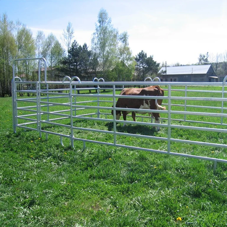 Cattle Farm Ranch Fence Factory Price 3 4 5 6 Rail Corral Livestock Corral Cow Fence Panel