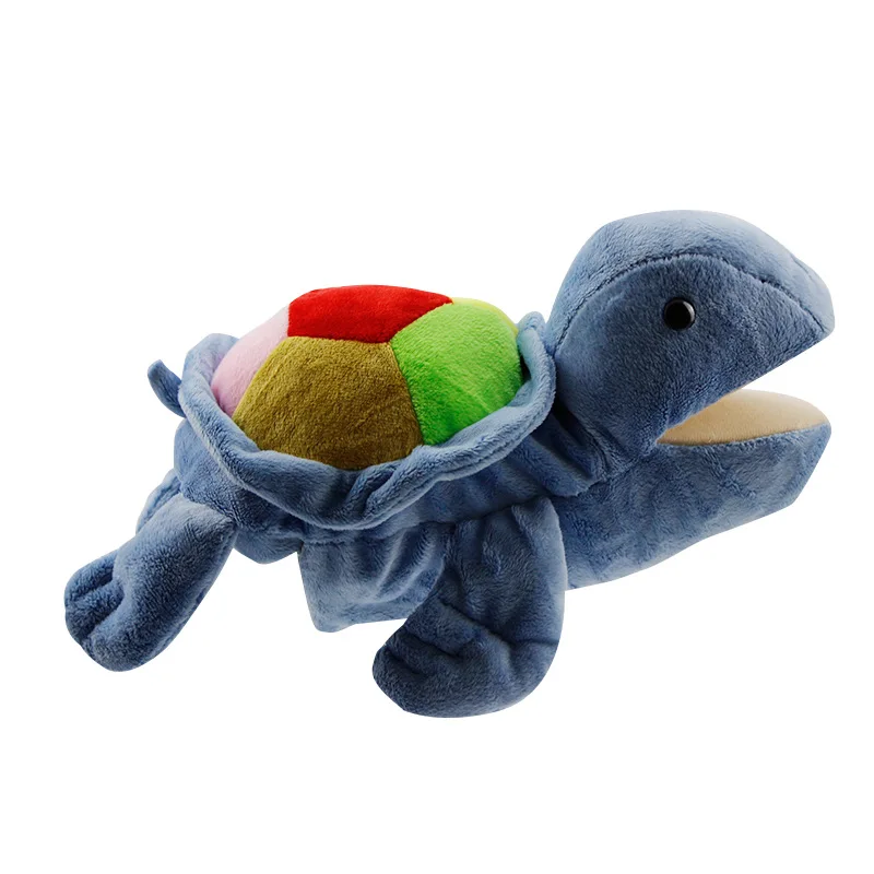 Sea Animal Hand Puppet Wholesale Plush Shark Baby Toy Human