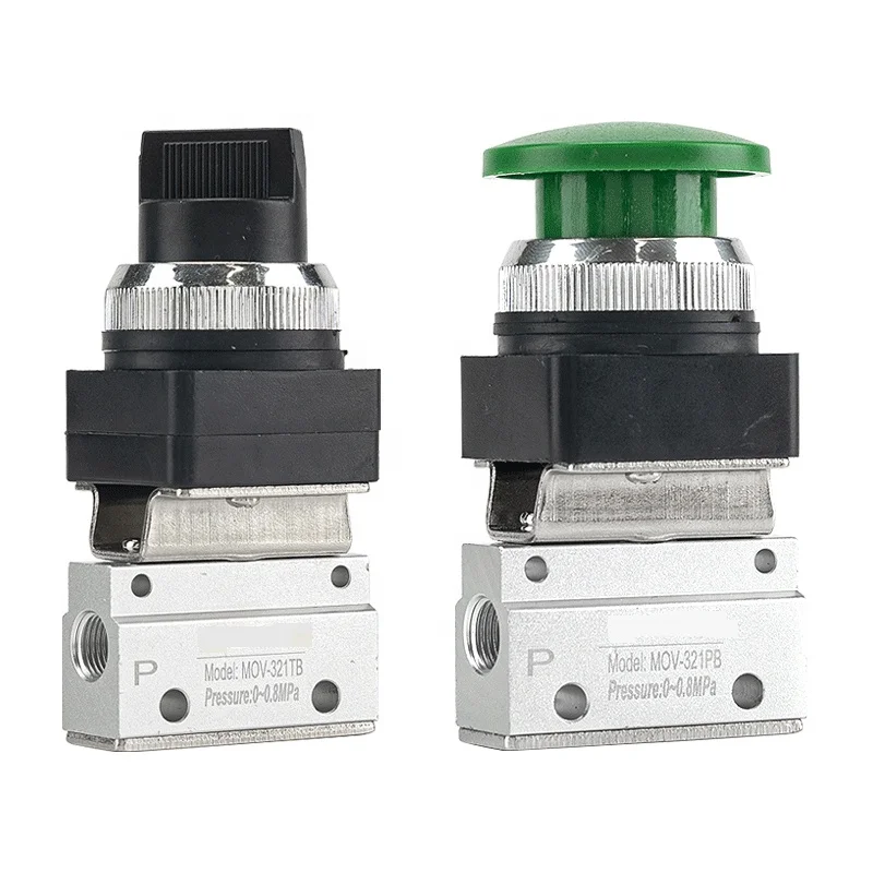 Pneumatic Two Position Two Way One in One Out Mechanical  Air Control  Reversing  MOV-01 MOV-02