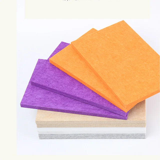 Proper Product Specification Art Acoustic Panels Recyclable Polyester Fiber Felt Board