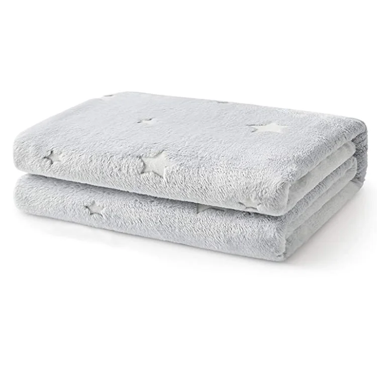 Little Star Pattern Luminous Glow in The Dark Duvet Cover for Weighted Blanket