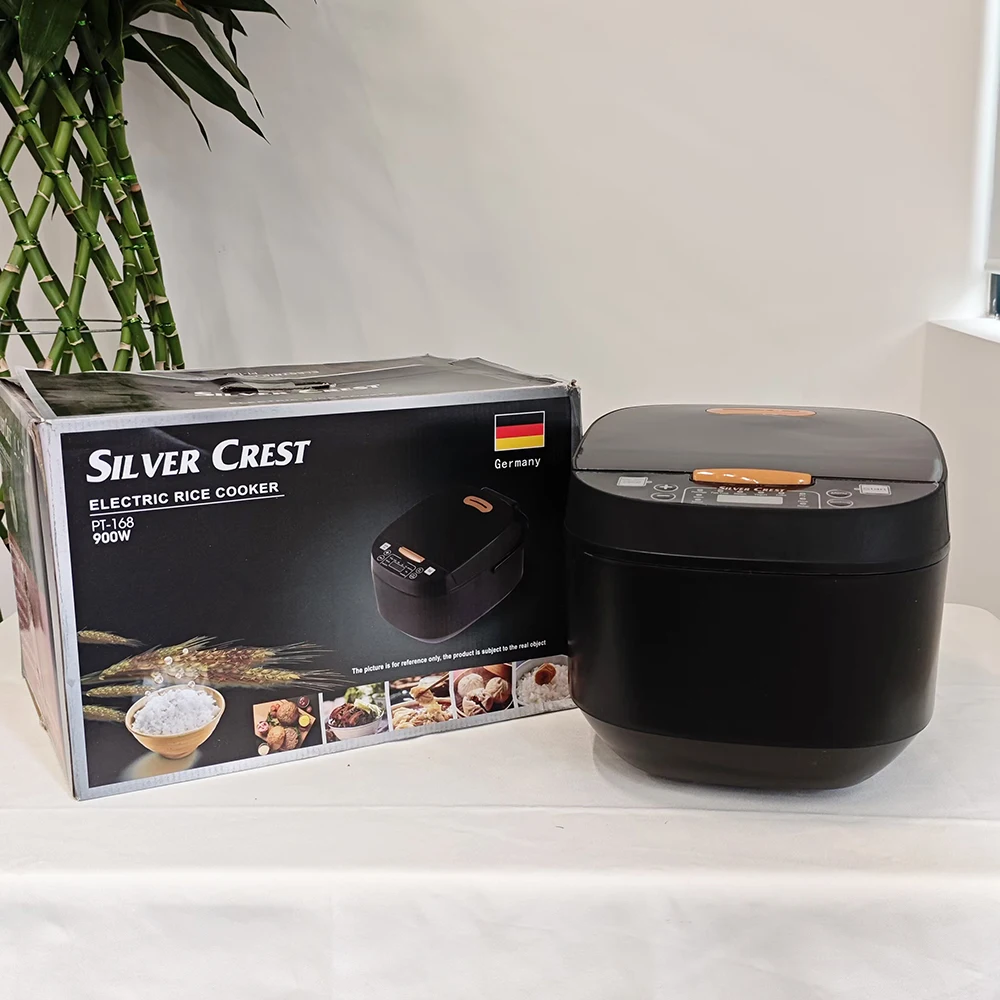Ready Stock 5L Big Rice Cooker Black Smart Screen periuk nasi elektrik Non-Stick Rice Cooker