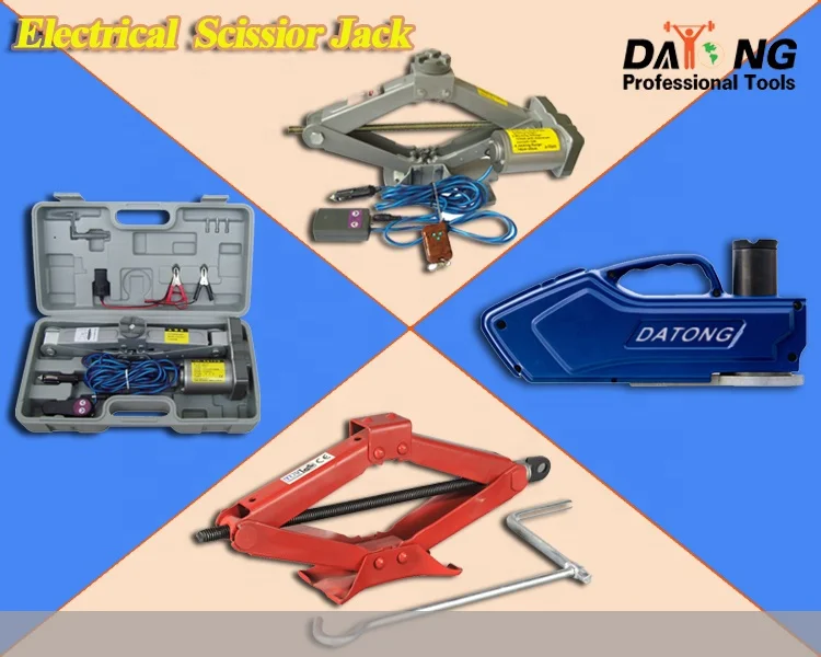 Vertical Mechanical Jack Car Scissor Jacks 1.5 Ton