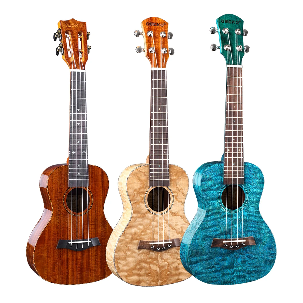 Wholesale Support Customizable Concert KOA Wood 23 Inch Ukulele