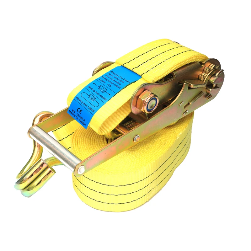 wholesale tie down straps ratchet 3 inch 75mm tie down strap 10t heavy duty ratchet strap for car