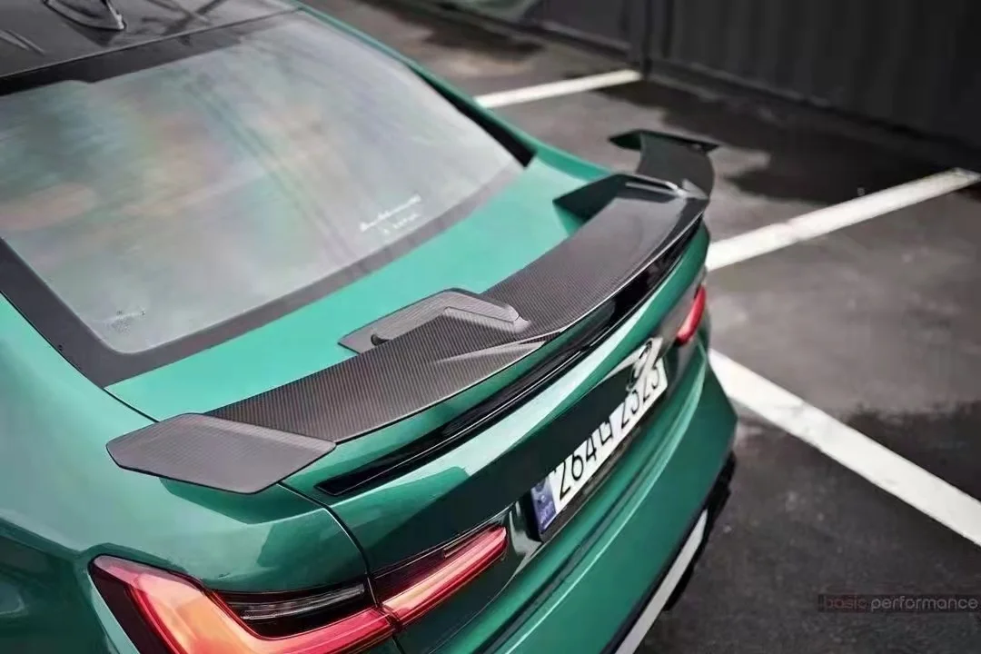 Auto Parts Carbon Rear Wing For BMW M3 M4/G8X G80 G82 G83 MP Style Dry Carbon Rear Trunk Spoiler Real Dry Carbon