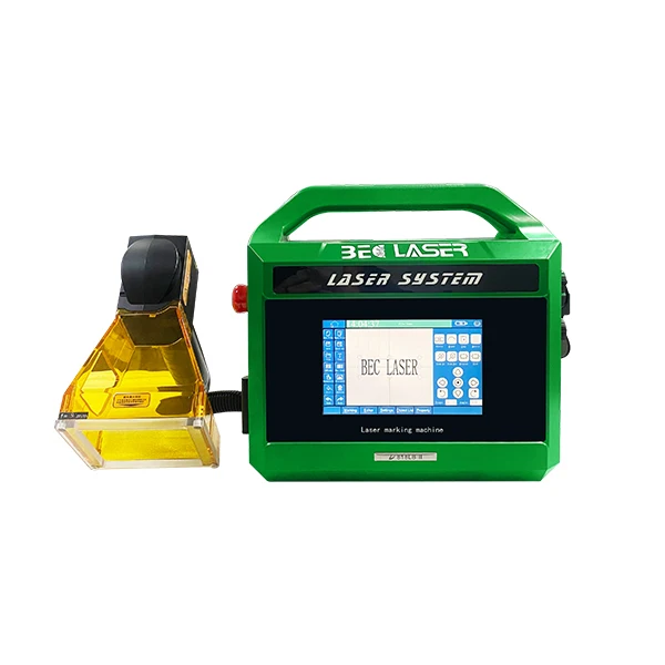 portable mini 20w 30w  handheld automatic small fiber laser deep engraving marking machine for stainless steel dog tag