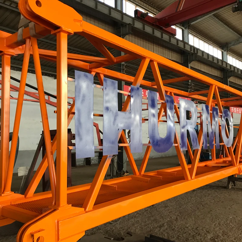 High quality Competitive Price 8 tons 6010 topless tower crane QYZ80B with CE certificate