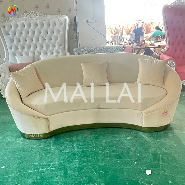 Modern Style Design Sense Simple Fabric Soft Living Room Furniture Home Furniture Double Sofa