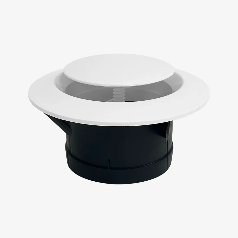 Indoor Ventilation Cover  System Round Controlled Wind ABS Plastic Diffuser Disc Adjustable Fresh Air Vent
