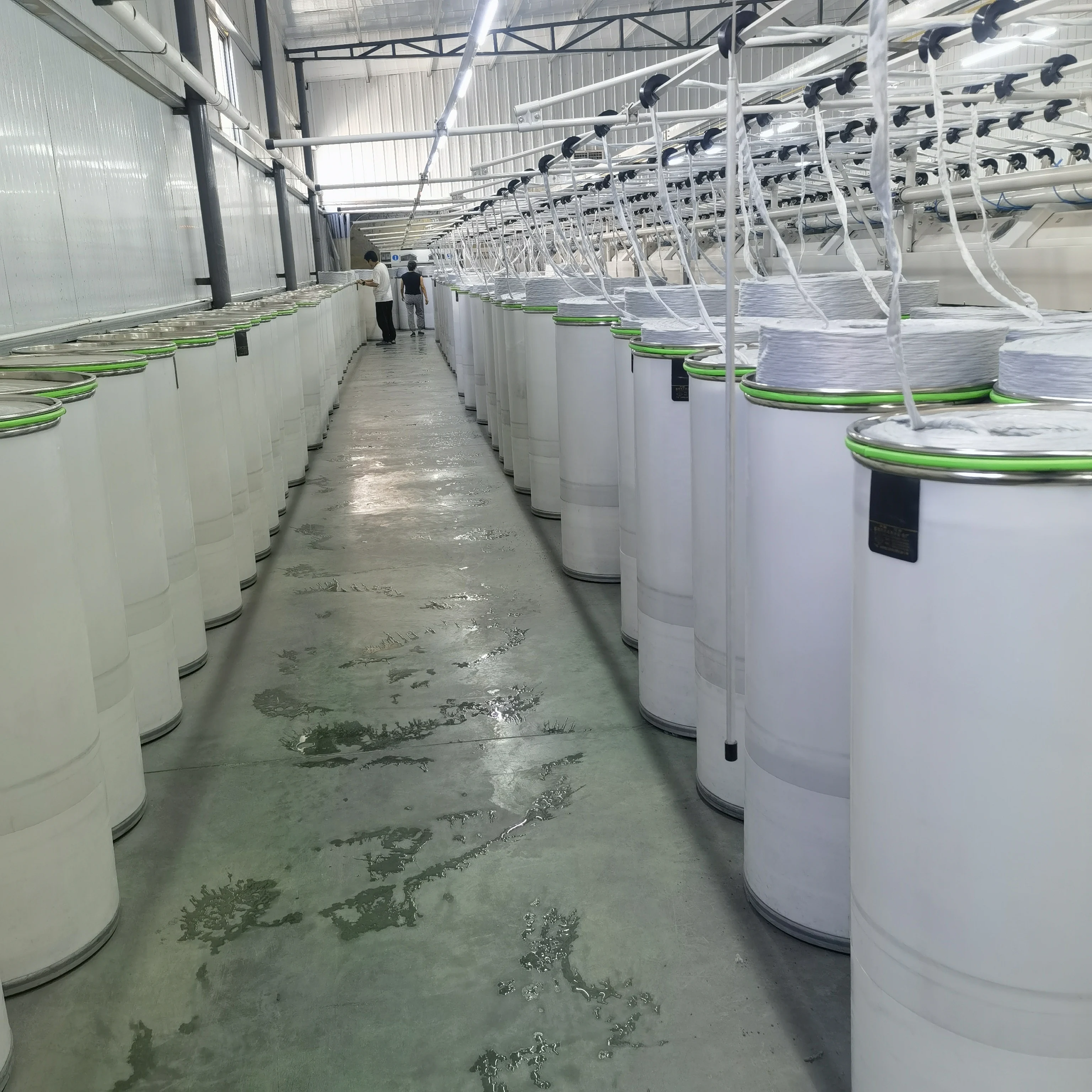 Combed cotton compact Siro spinning CVC50/50NE30/1 and 40/1, 45/1 worsted yarn for knitting and weaving, bleaching and dyeing