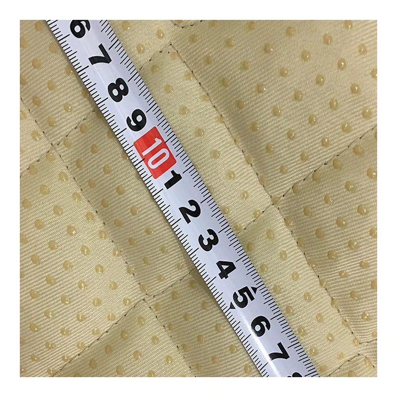dotted polyester anti slip pet pad fabric