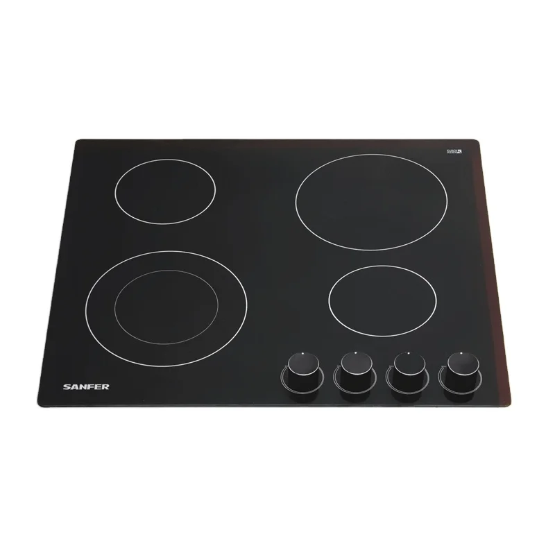 portable 60cm glass ceramic cooktop stove