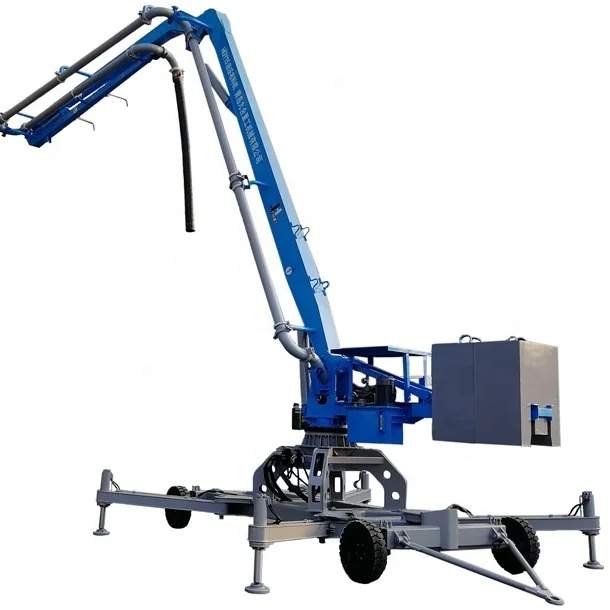 JIUHE brand! Hot Sale! 15m 17m  Mobile Spider Concrete Placing Boom Concrete Placer Concrete Distributor!