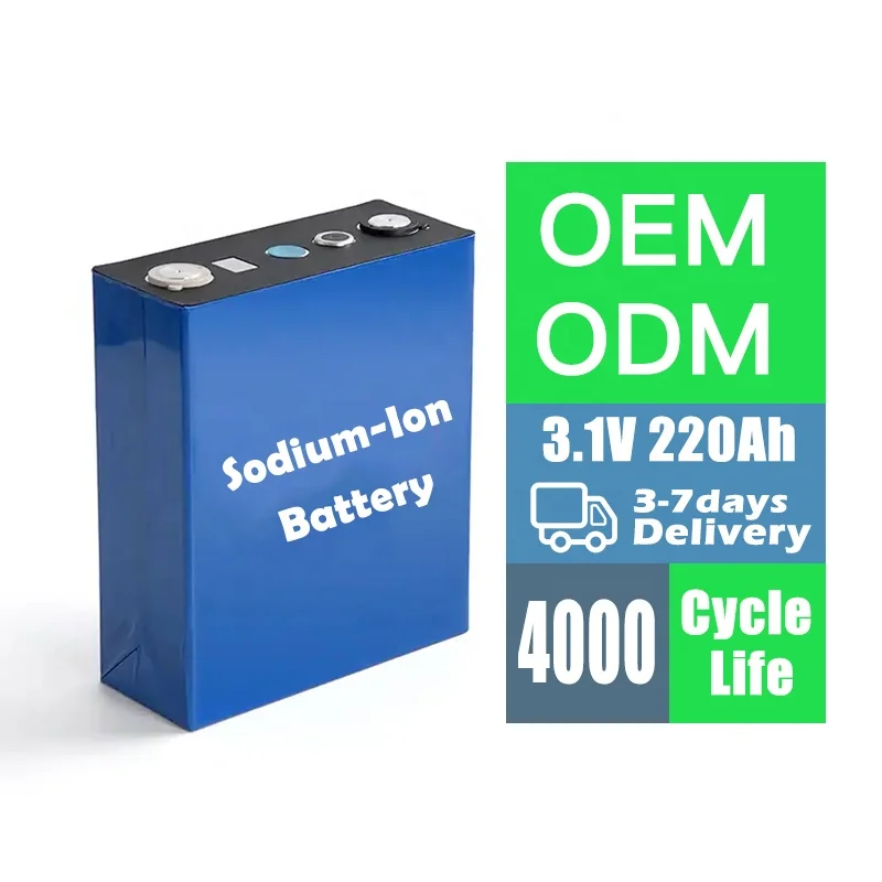 3.1V 210Ah Natrium-Ionen-Batterie Sodiumion Prismatic Sodium Battery Sodium-Ion Batteries 4000 Cycles SIB Electrolyte Na Ion