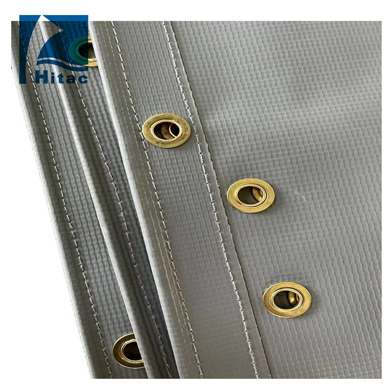 500D*500D 9X9 waterproof PVC Laminated fabric sound barrier fire proof tarpaulin for construction