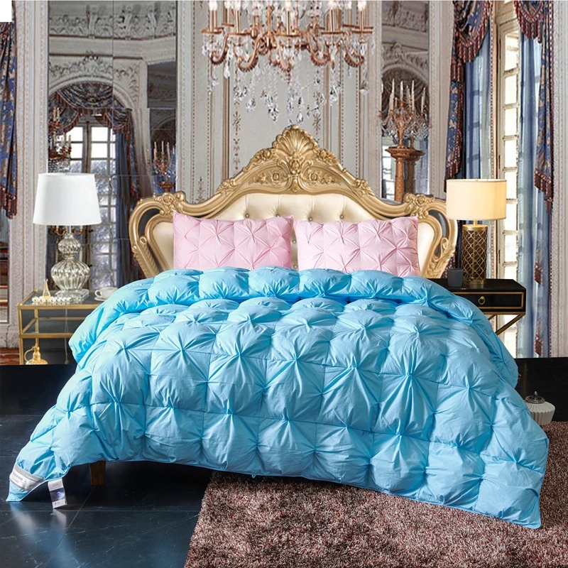 Goose down Luxury Thickened Warm Skin Friendly Comfortable Quilt for Autumn and winter fur quilt