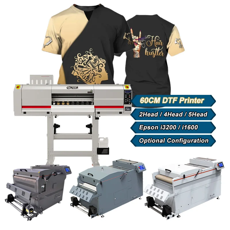 LETOP I3200 Large Size Wide Format 600 Mm Double 24Inch Shirt Printing Machine Xp600 Head Dtf Printer