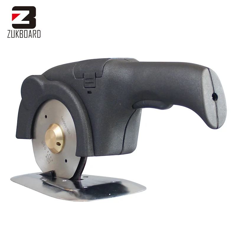 Zukboard DC brushless lithium battery industrial handheld fabric cutting machine round knife