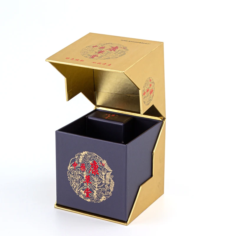 Wholesaler custom logo luxury magnetic candle packaging boxes paperboard gift boxes for candle