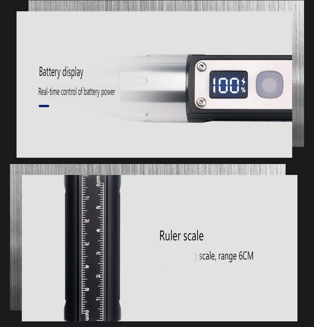 4LED LCD Screen Display USB Rechargeable Gemstone Tester UV Blacklight Flashlight