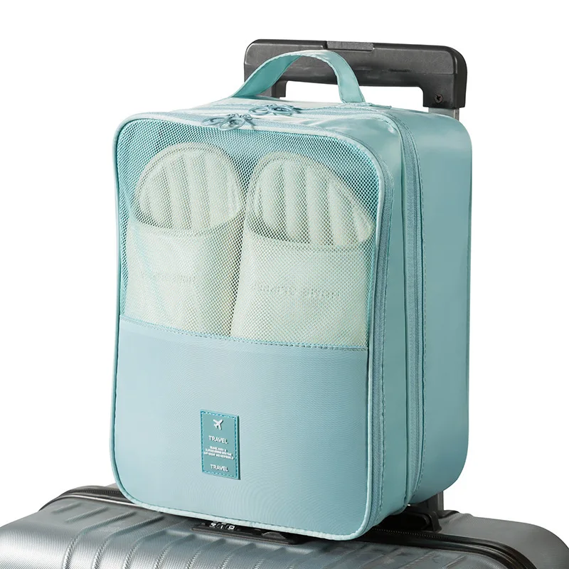Portable School Shoes Bags Custom Travel Underwear Clothes Organizer Bra Cosmetic Large Zipper Pouch Cable Storage Bag Women