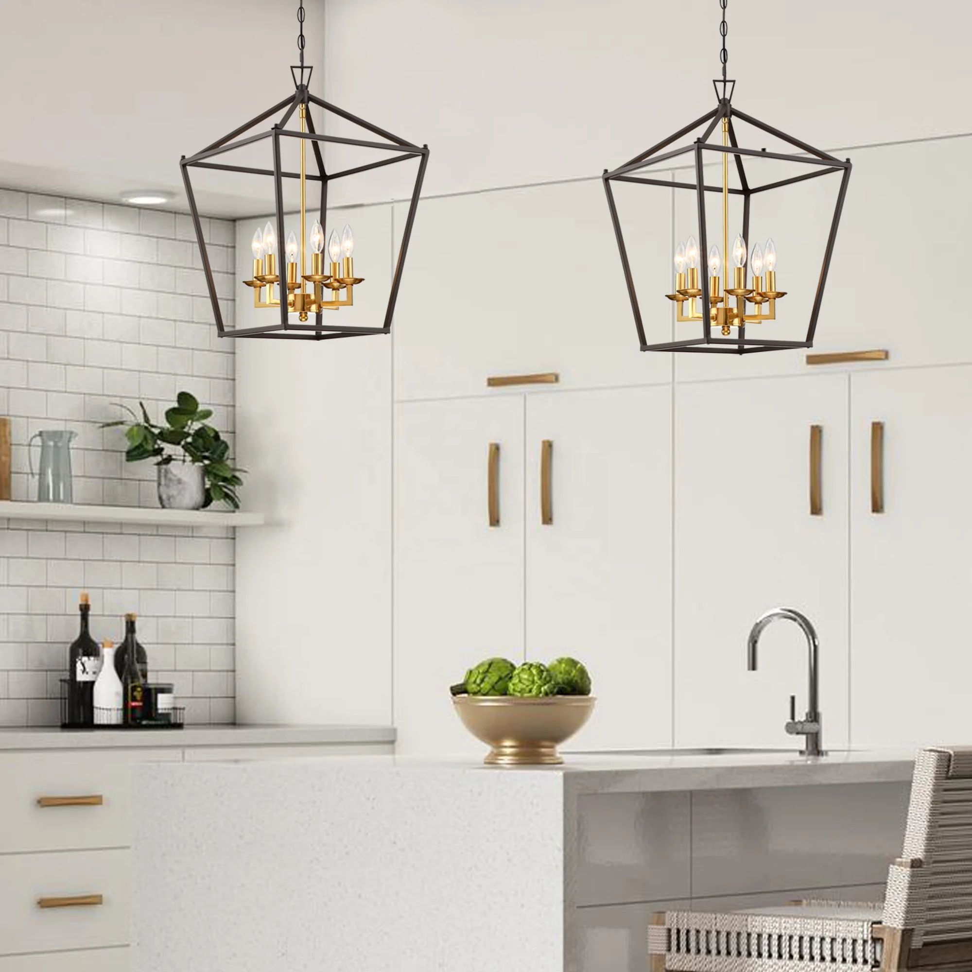 Hot sale contemporary luxury farmhouse indoor pendant light modern chandelier lighting chandeliers & pendant lights