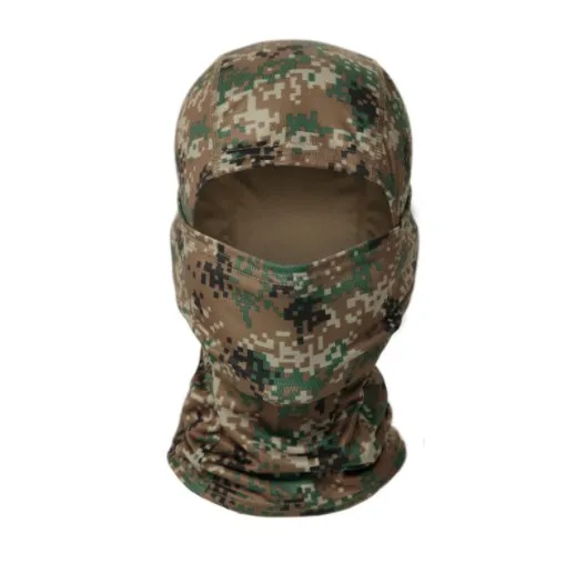 Camo Face Mask Balaclava Hood Headwear For Men Women Tactical Training Cycling Wind-resistant Ski Mask