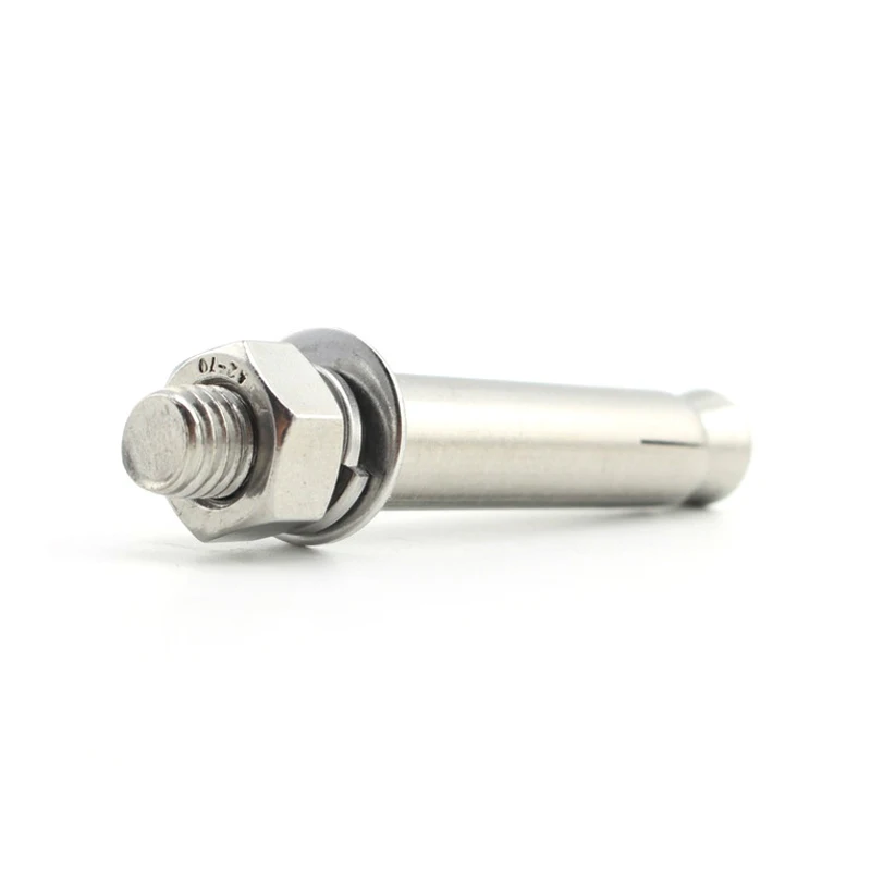 Stainless Steel Fasteners Threaded Rod External Hex Nut Washer Heavy Screw Fixing Concrete Wedge Sleeve Expansion Anchor Bolt