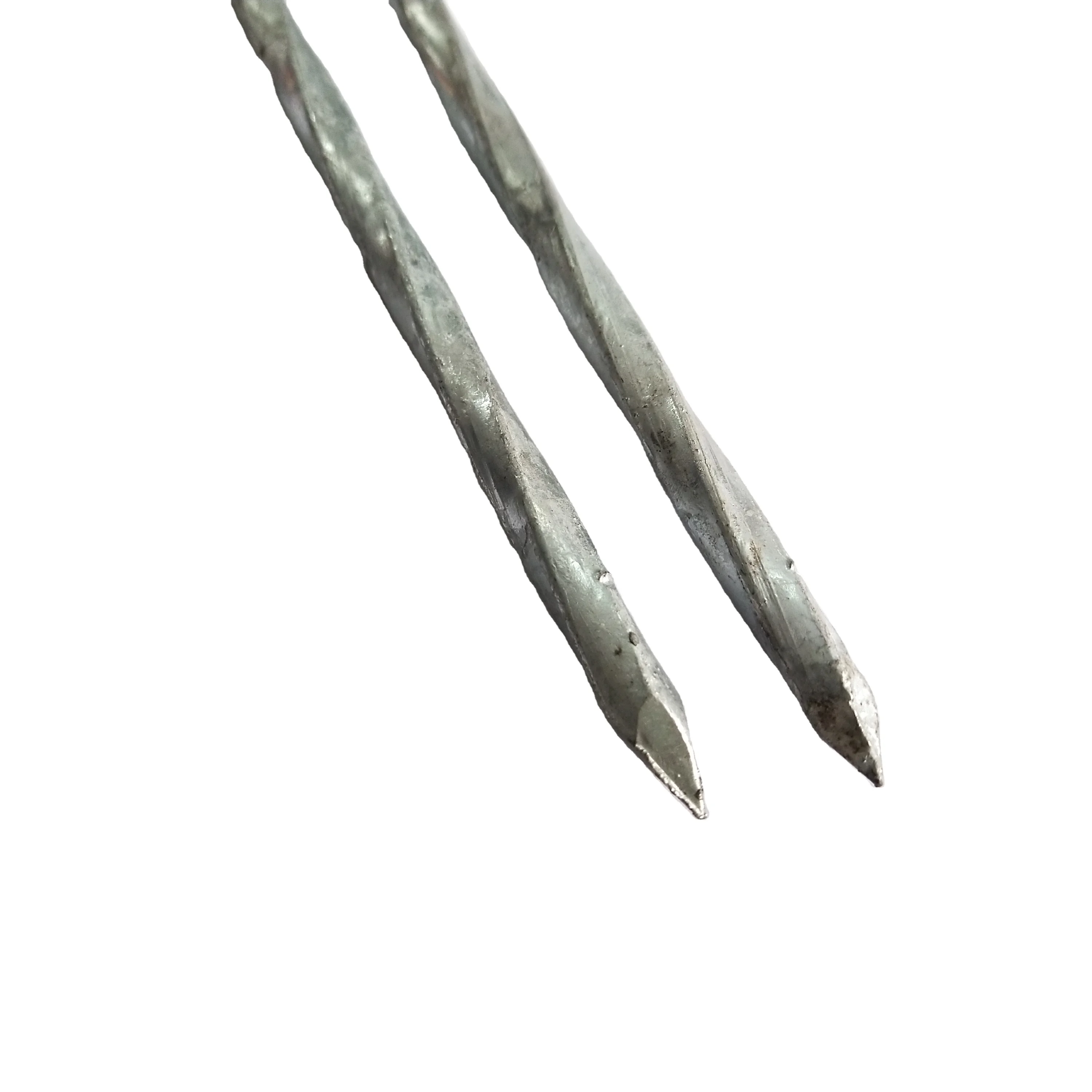 Hot dip galvanized 3 4  5 6  7  8 9 10 11 12 inch spiral spike nails real factory low price
