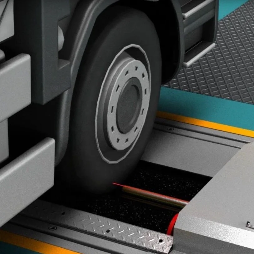 ZEMIC Auto Chassis Dynamometer Vehicle Side slip Tester