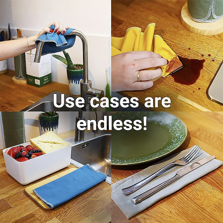 Popular Hot Washable Eco Friendly Cleaning Unpaper Dish Customize Cotton Kitchen Towels