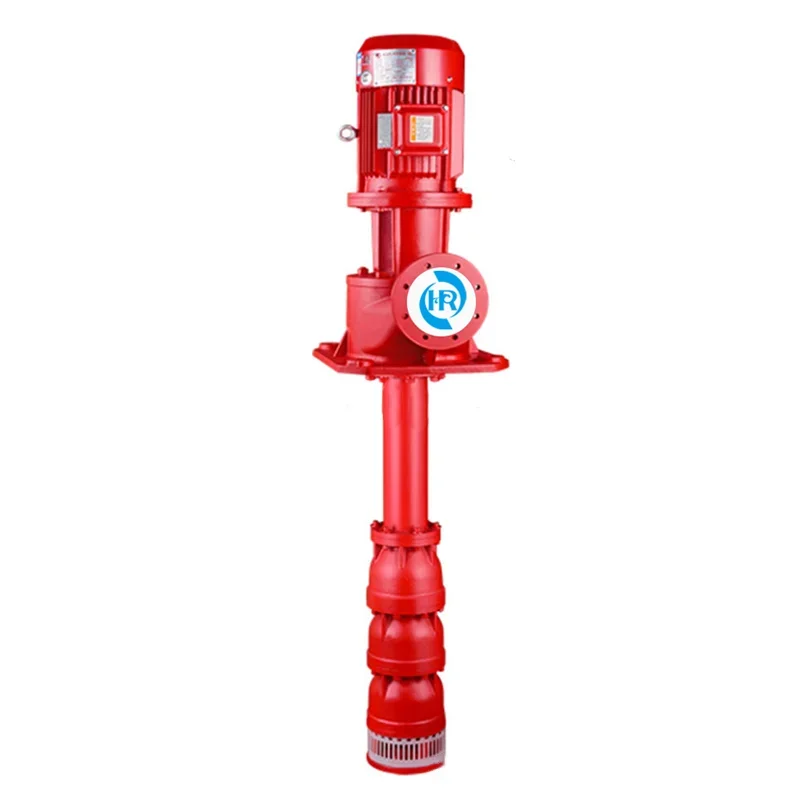 XBD-WGJ large flow high head long shaft deep well high water pressure fire pump