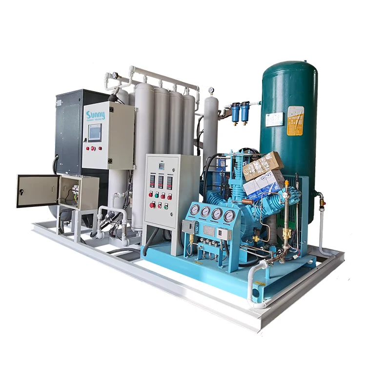 Modular Hospital Oxygen Cylinder Filling Machine Customized Design with Pump and PLC New Condition Training Sales Included
