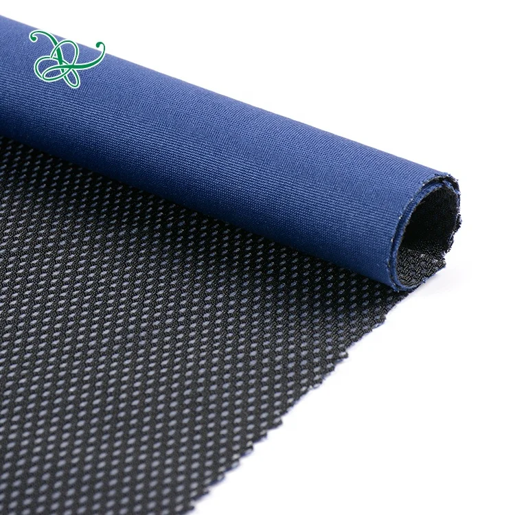 
 Быстрая доставка полиэстер однофонтурное трикотажное скрепленный трикотажного сетчатого полотна с ТПУ для пробежек  