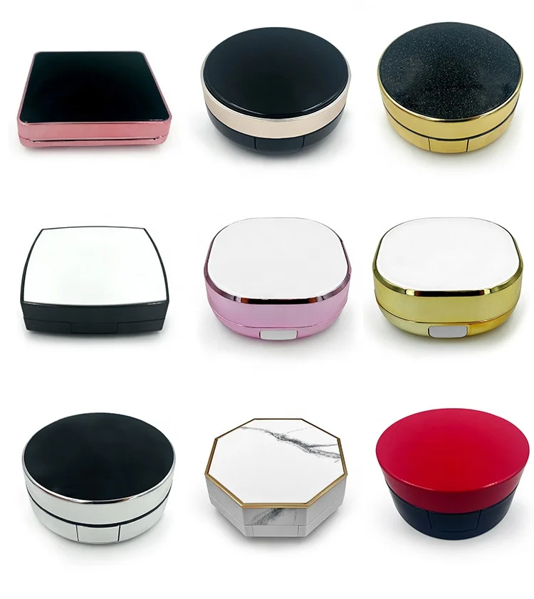 Wholesale Cosmetic Air Cushion Packaging Box, Customized 15g Empty Container Foundation BB Cream Compact Multicolor Container