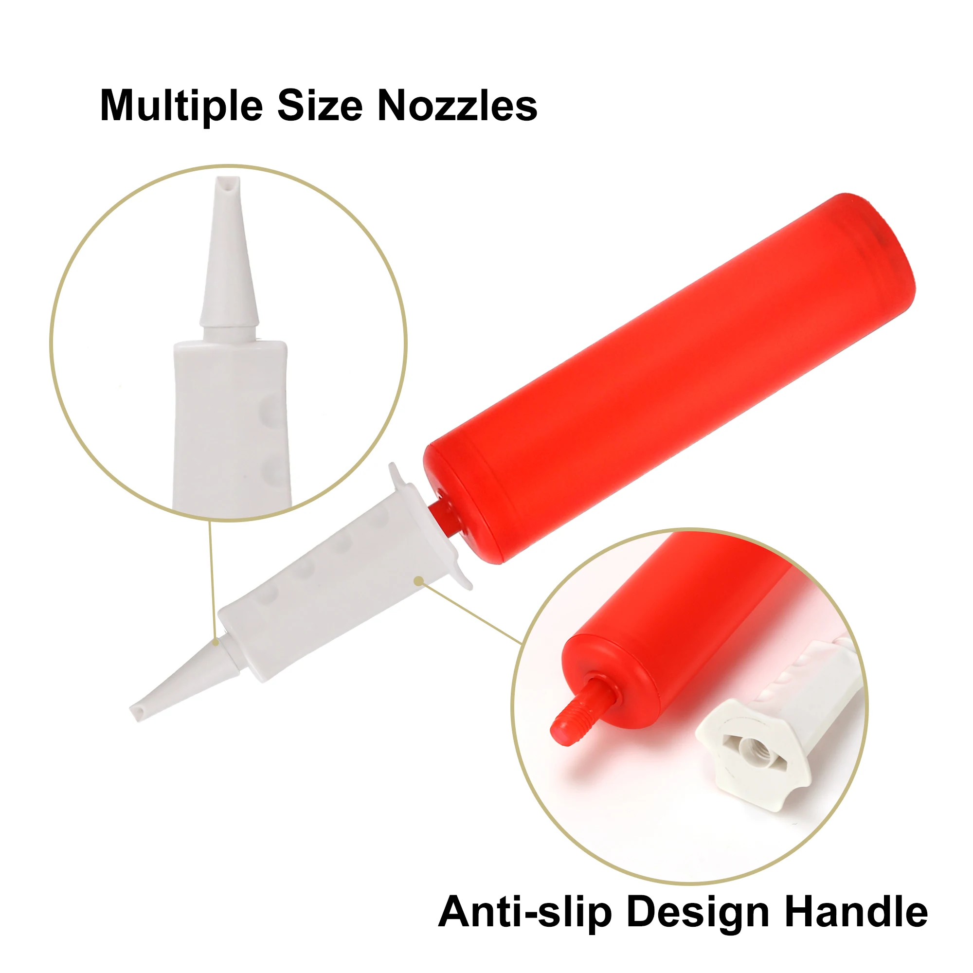 hand dual action balloon pump swimming ring balloon manual air pump for sale