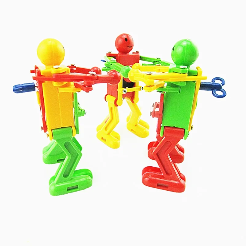 Kawaii Clockwork Timer Dancing Robot Wind-Up Toys  Kids Gift Wisted Ass Dance Robot Novelty gag toys