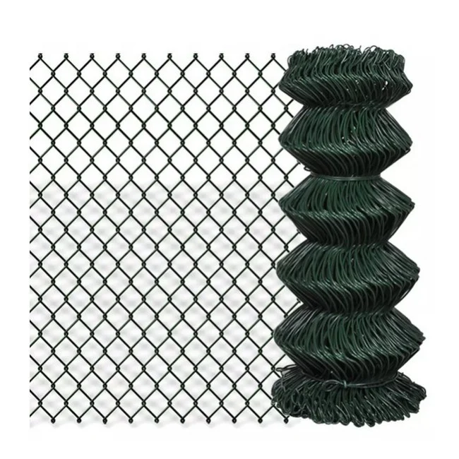 Cheap Galvanized Diamond Wire Netting pvc chain link fence for Seaside fence