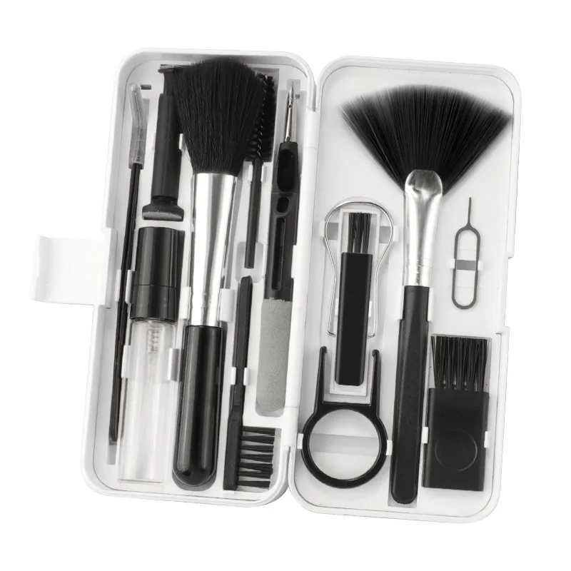 18 IN 1 Portable Cleaning Brush Set Customizable Phone Cleaning  Laptop Brush Tool Camera Keyboard Cleaning Kit