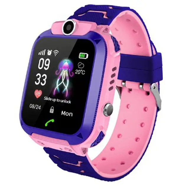 Smart Watch For Kids Gps Oem Custom 4G Touch Screen Support Sim Card Ios Android Phone Smartwatch Camera Smart Watch Children