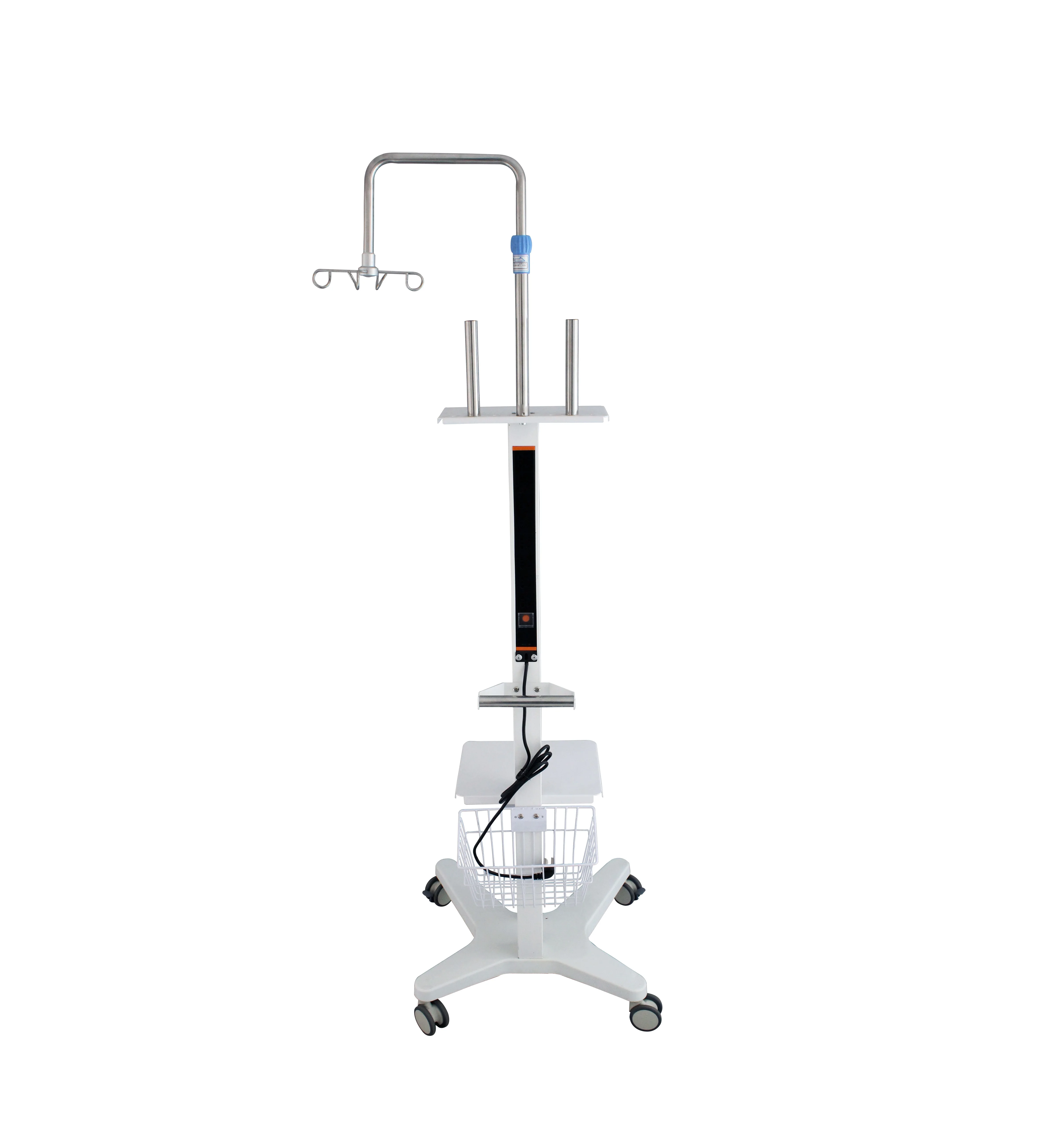 GINEE MEDICAL Stainless Drip Stand Iv Pole For Clinic Hospital Cleaning trolley ABS material