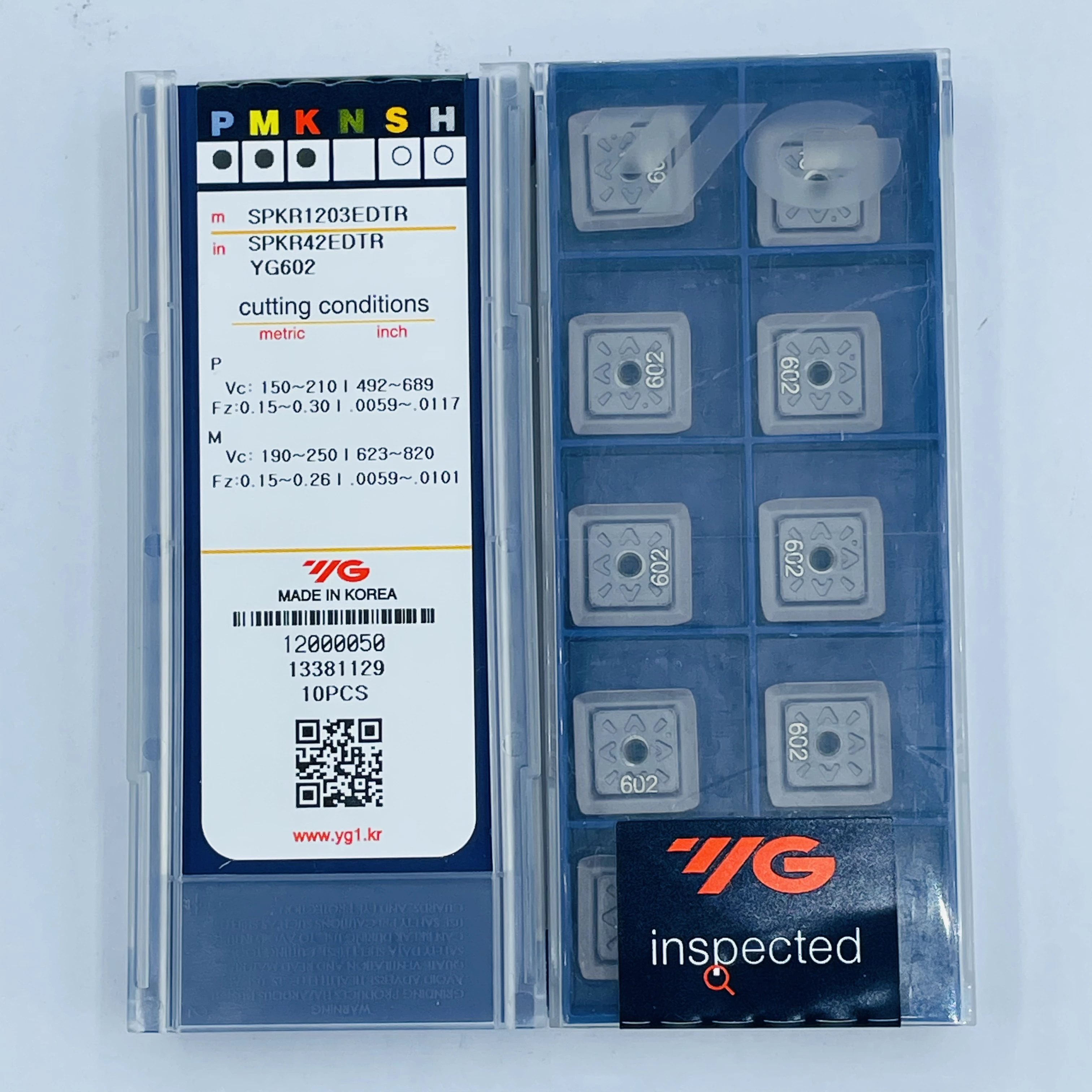 YG-1 SDKN1203AETN SDKN1504AETN SPKN1203EDTR SPKN1504EDTR SPKR1203EDTR YG602 Milling Carbide Insert SPKN SDKN Inserts