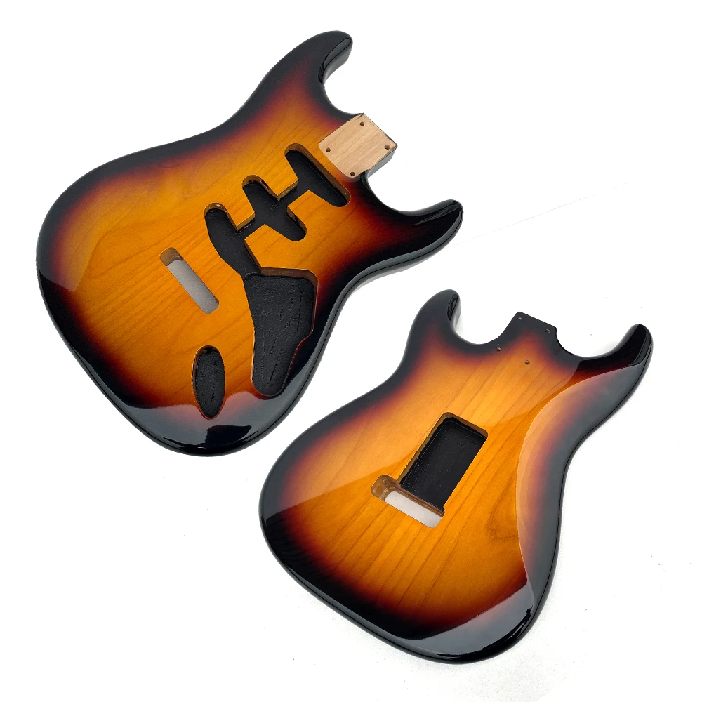 Ufinished Nitrolacquer Polyurethane Electric Guitar Body Matt Alder Wood ST Guitar Body