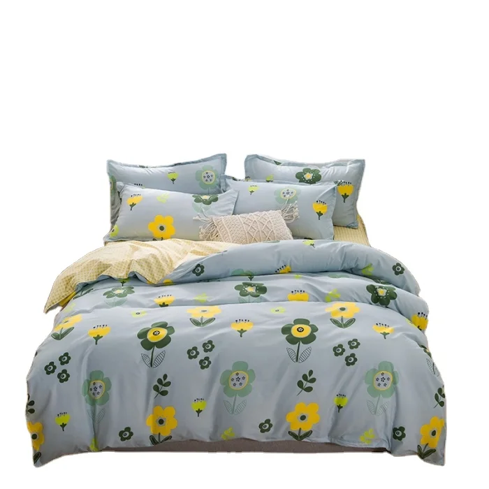 Горячая Распродажа набор постельных принадлежностей из полиэстера с принтом из четырех частей 161