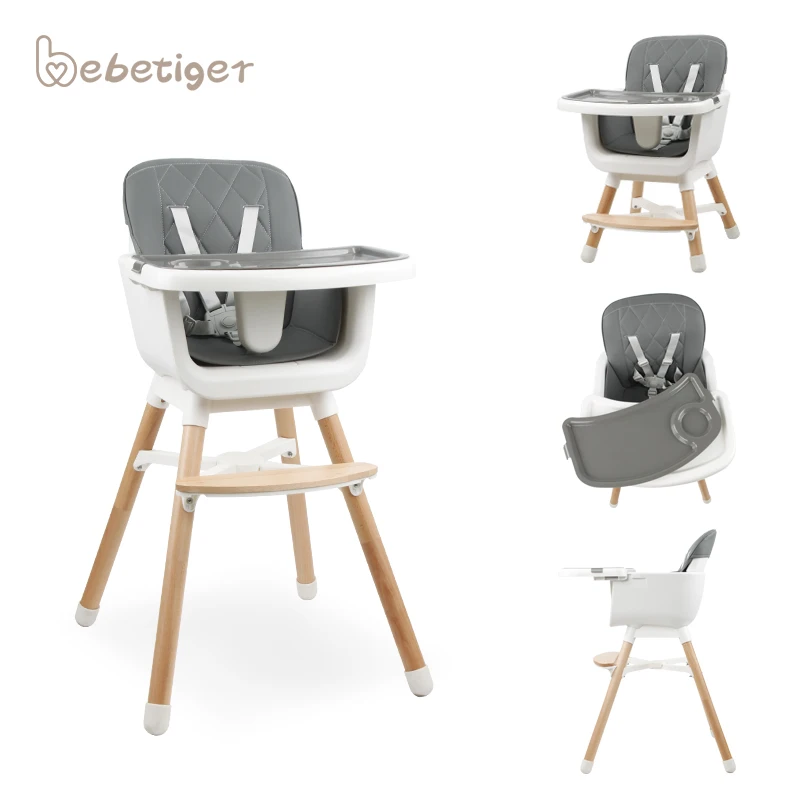 Cheap price Selling Day Care Wooden Furniture Baby High Chair factory hot sale