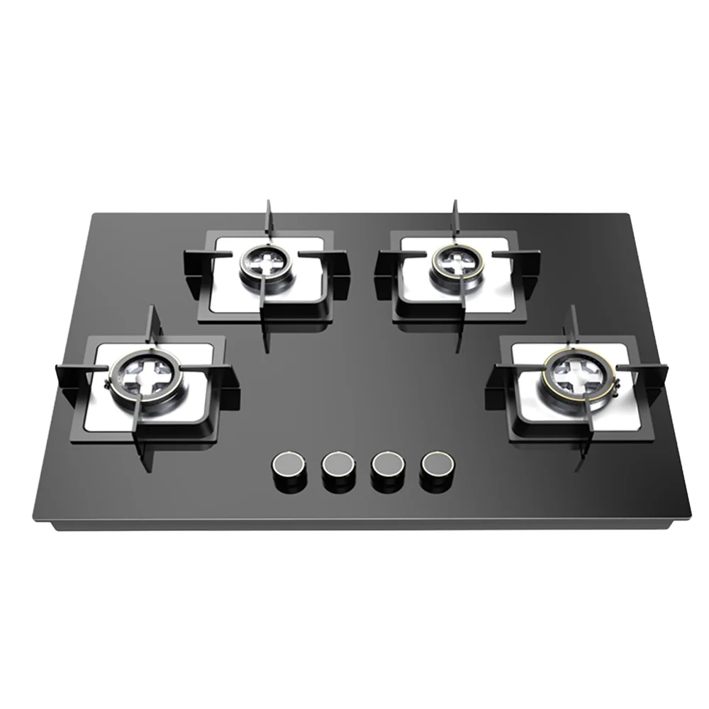 Four-Burner Gas Stove with Tempered Glass gas Cookers Product Type induction cooker