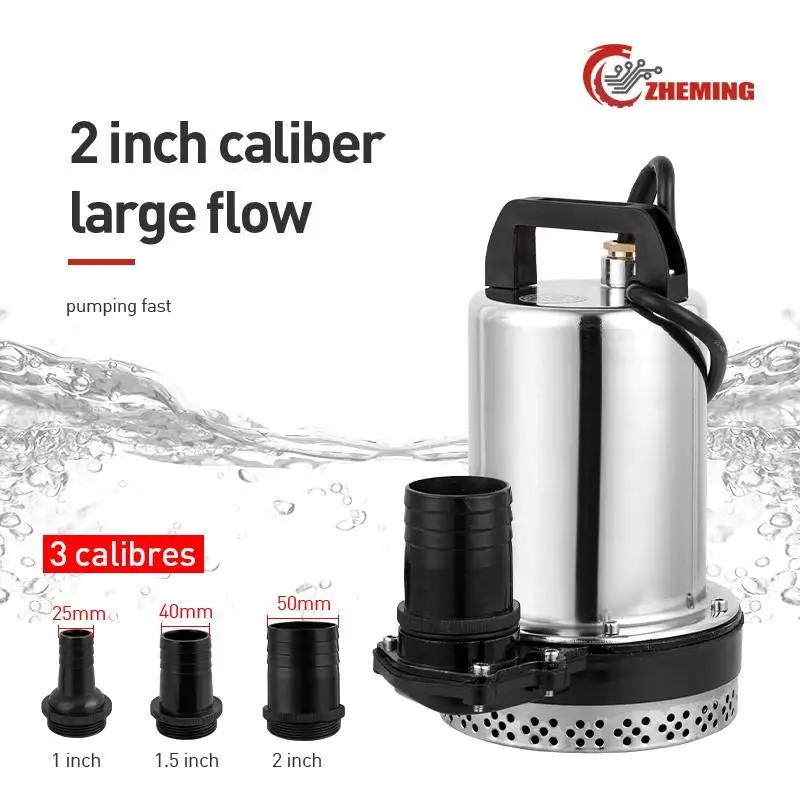 Zheming 72V Bomba Submersa Solar Water Submersible Well Pump For Agriculture Farm Irrigation