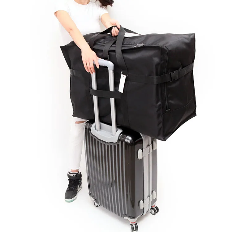 Wholesale high quality custom utility tote travelling camping boarding army green large capacity folding travel bag