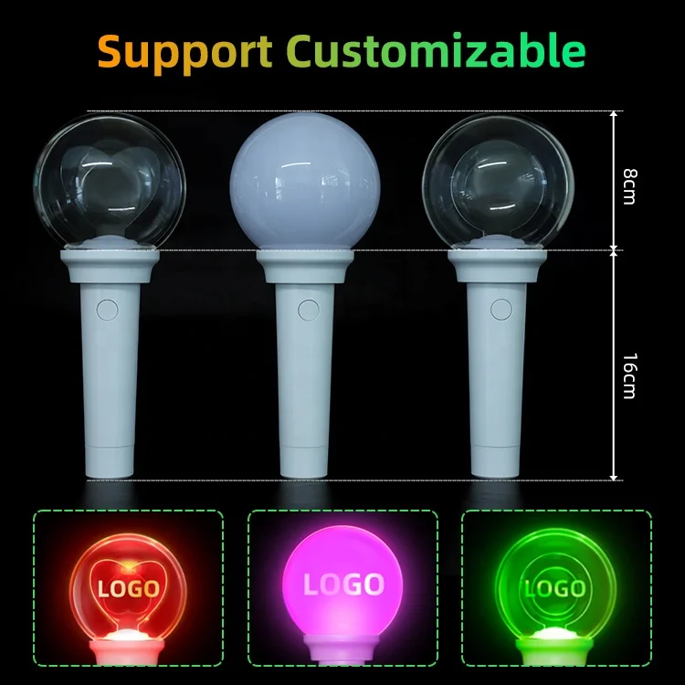 DMX LED Stick 15 Different Colors 10 Zone Control Flashing Light Stick Wireless Glow Led Stick Remote Control for Concert Props
